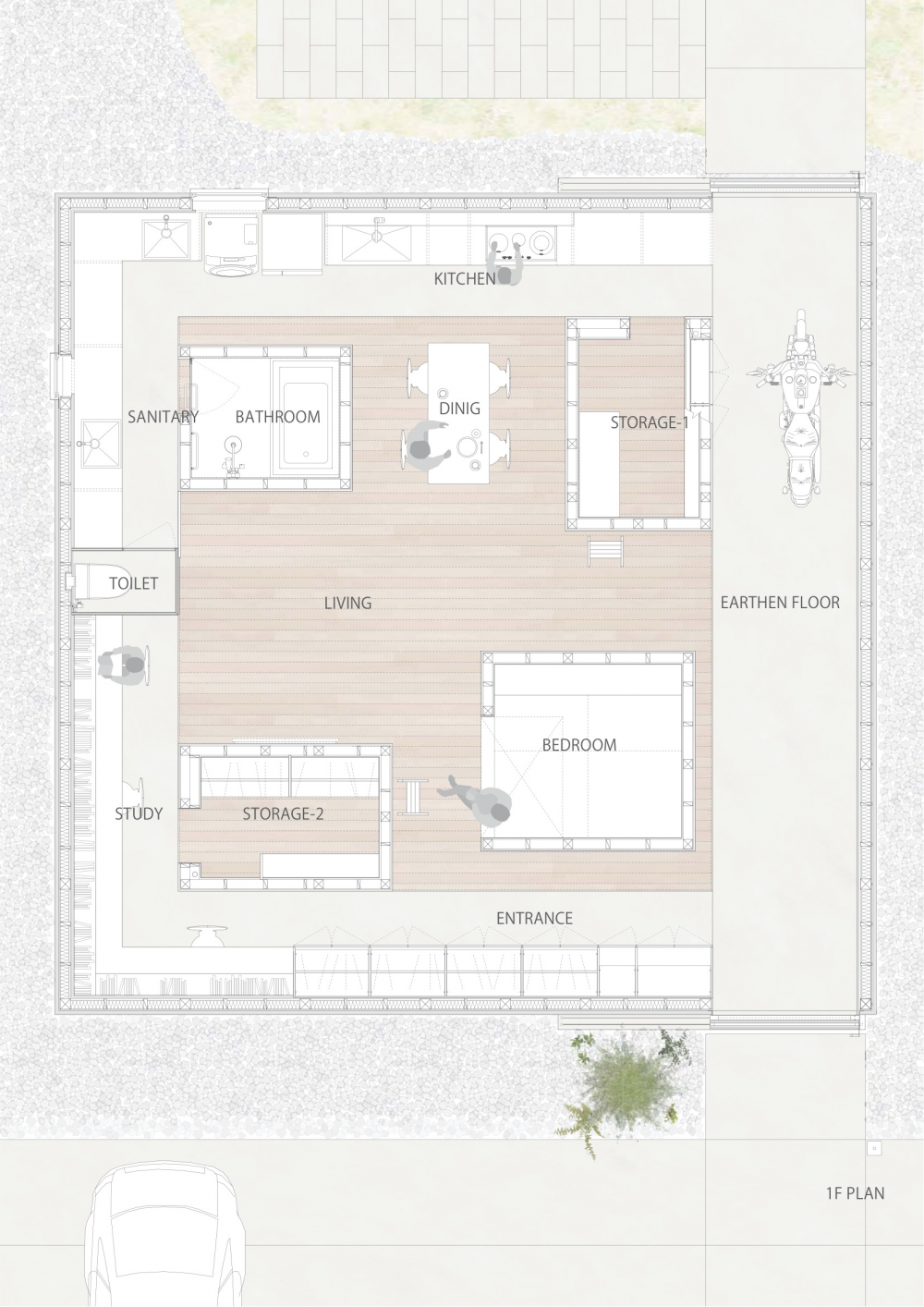 Japanese Modern House Plan