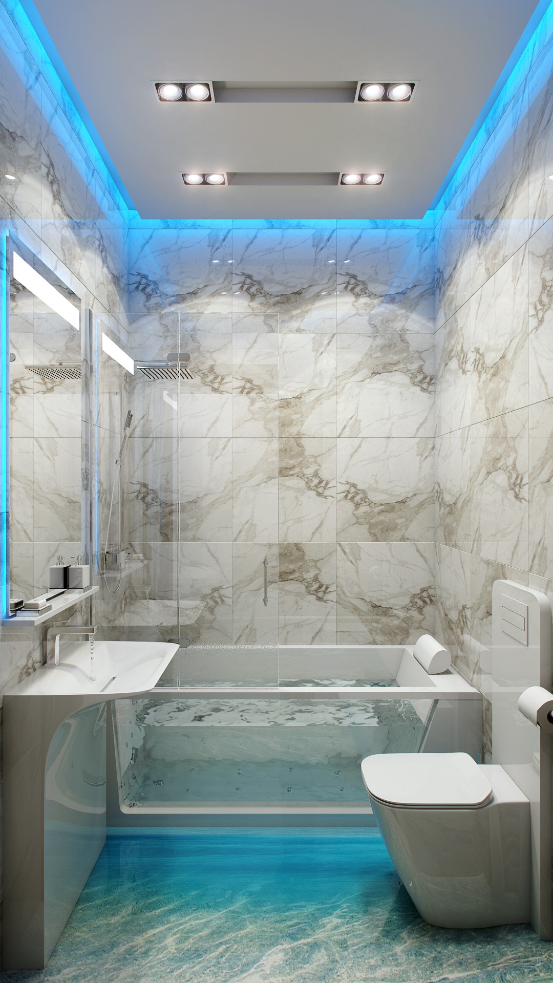 LED Lighting in the Bathroom - AlenaCDesign