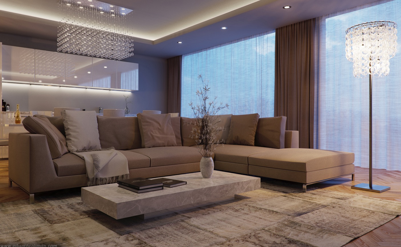Taupe Sofa Interior Design Ideas