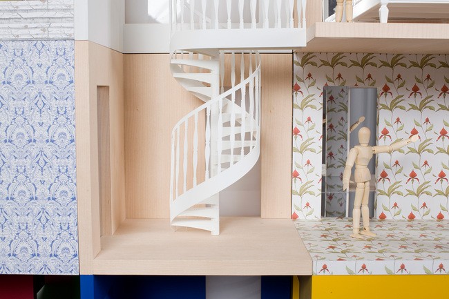 Dollhouse spiral staircase best sale kit