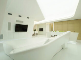 Futuristic Penthouse with Twin Toilets!