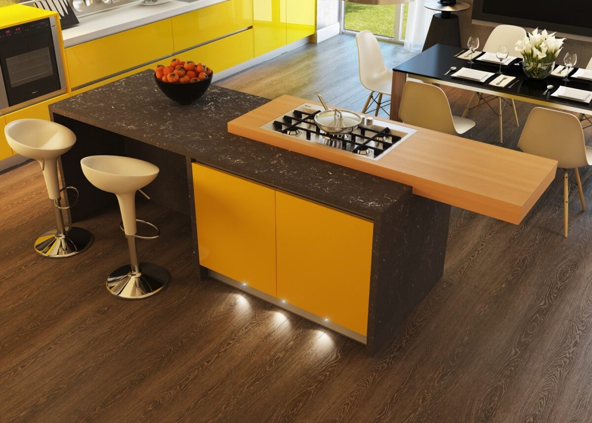 Kitchen island with stove Interior Design Ideas