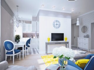 Blue and Yellow Home Decor
