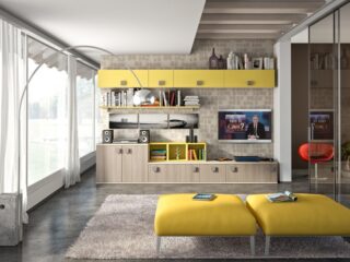 Modern Living Room Wall Units With Storage Inspiration