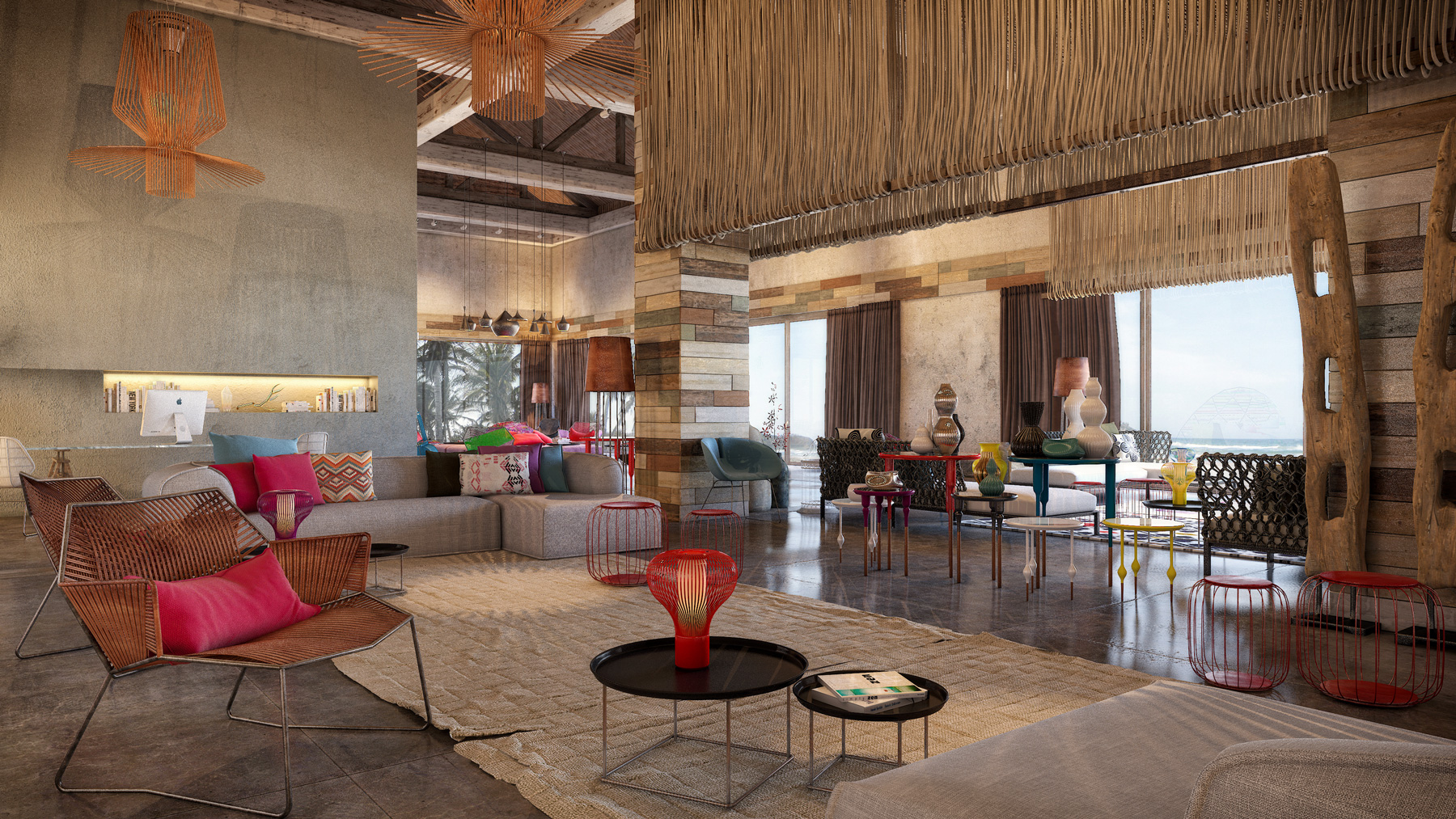 Colorful, Exuberant Interior Design: Inspiration from W Retreat & Spa, Vieques Island