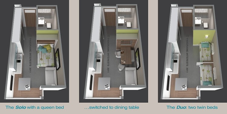 Studio Apartment Floor Plans