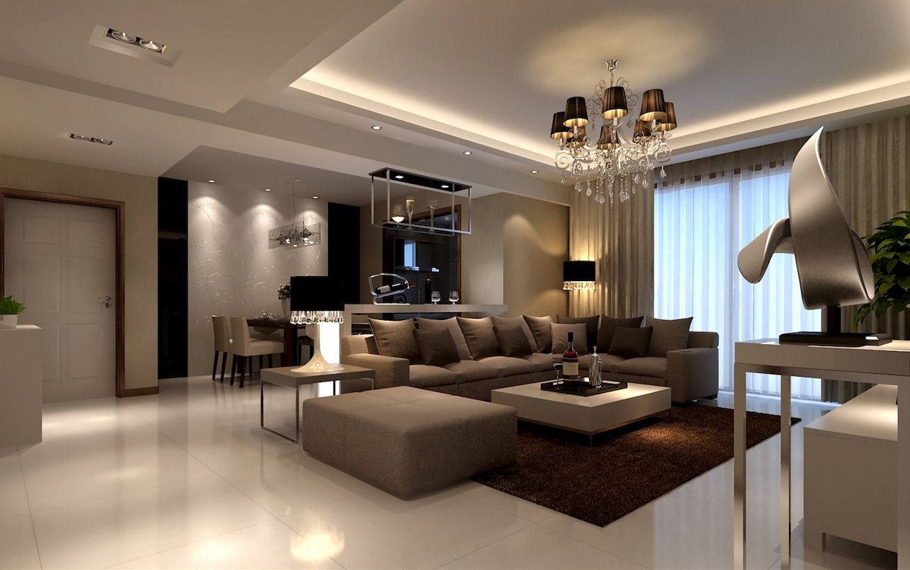 Classic Style Beige Living Room Interior Design Ideas