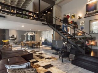 An Artful Loft Design