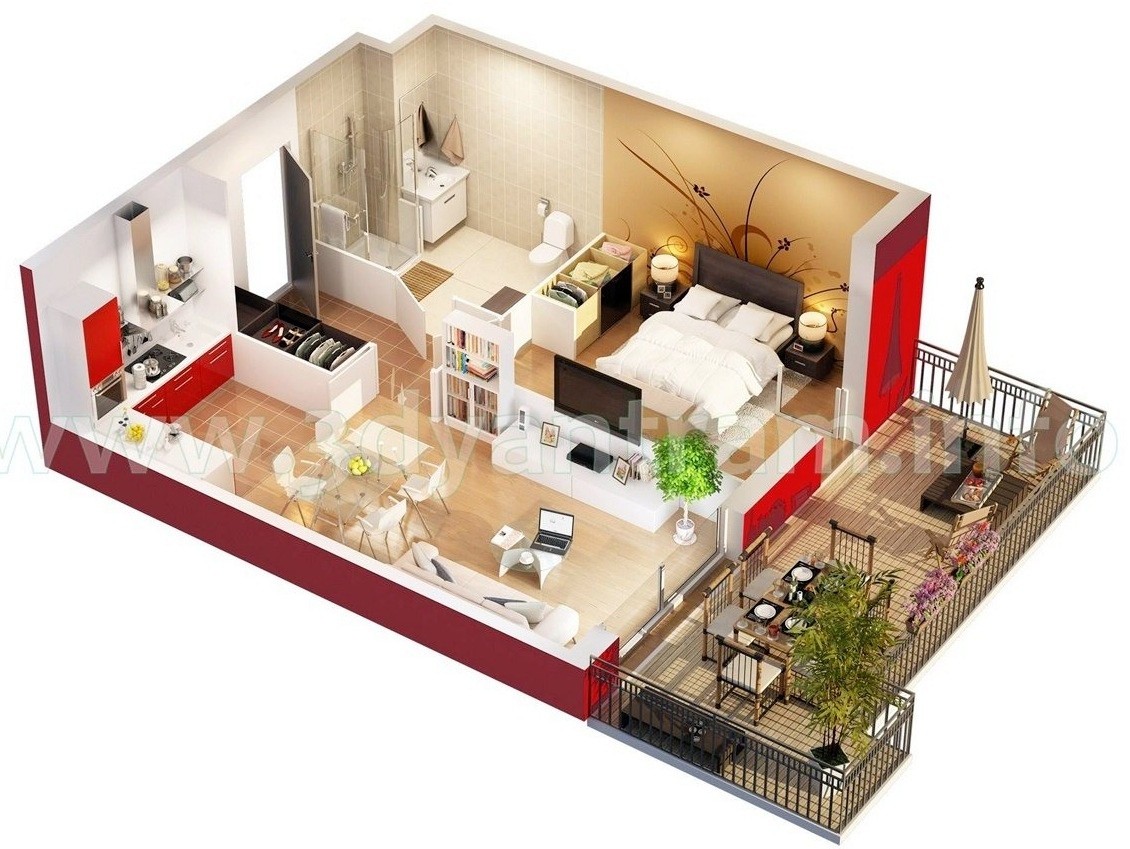 small apartment design plan