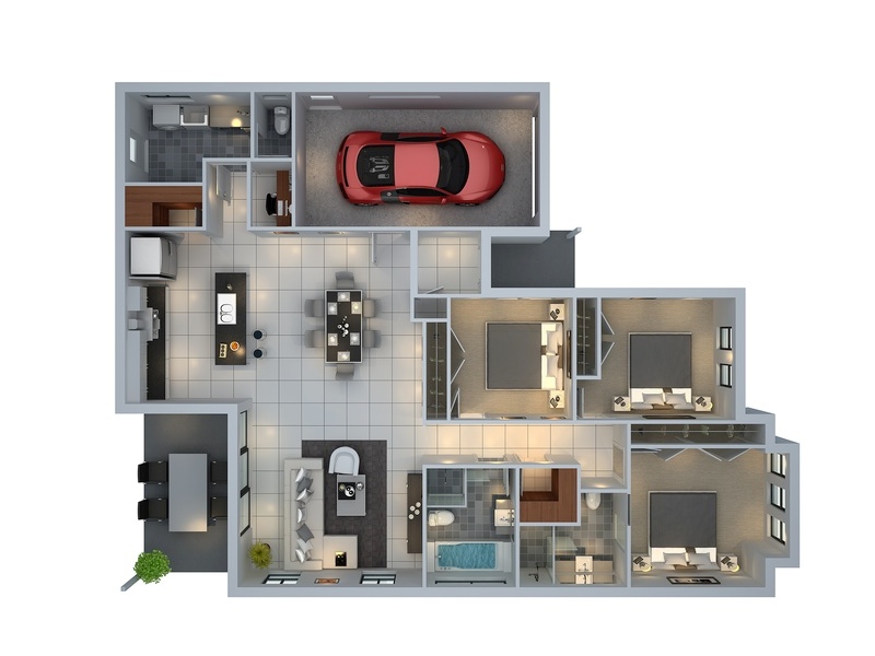 lente rumor Agotamiento 3d house plans | Interior Design Ideas