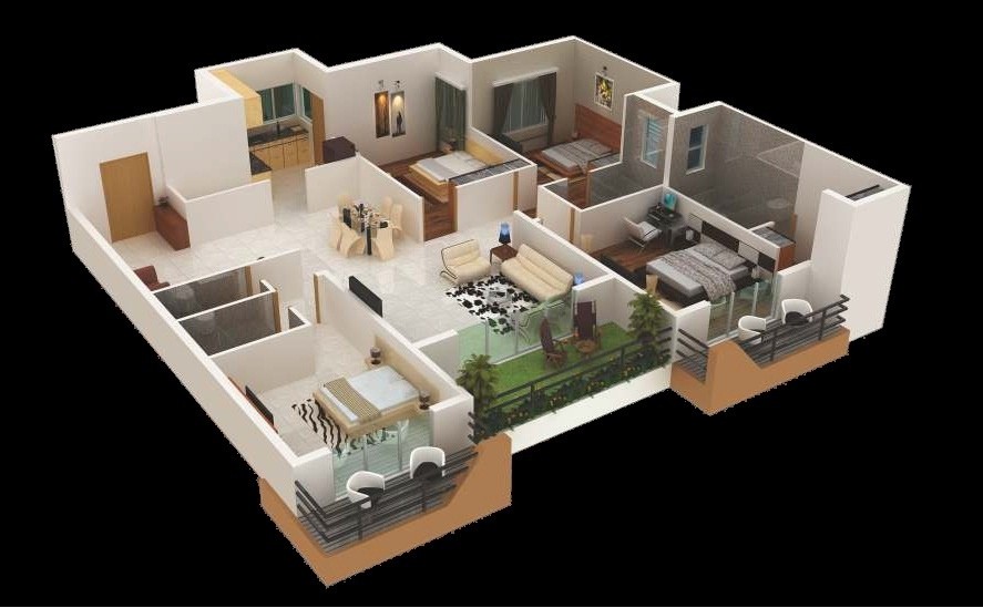 Creative Home Layout Interior Design