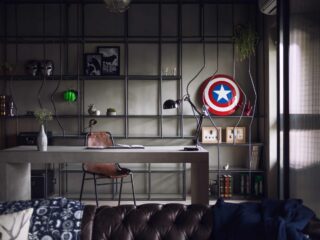 Fabulous Marvel Heroes Themed House With Cement Finish and Industrial Feel