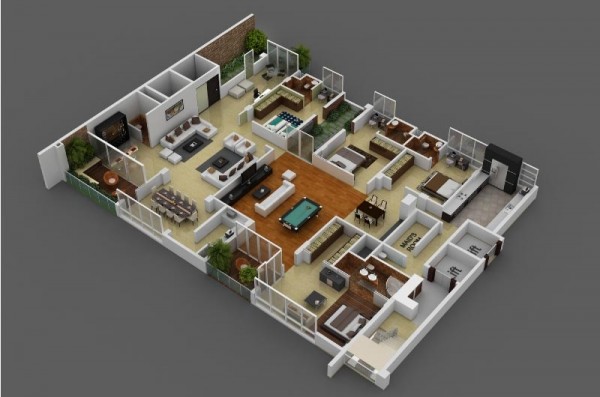 4 Bedroom Apartment/House Plans