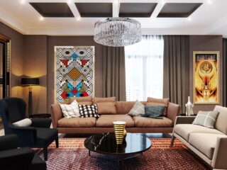 A Stylish Apartment with Classic Design Features
