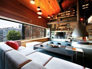 Karakoy Loft Uses Rich Wood Features and Creative Industrial Elements