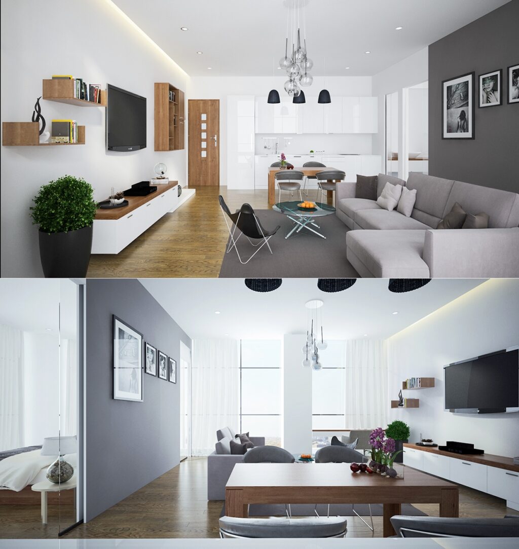 23 Open Concept Apartment Interiors For Inspiration