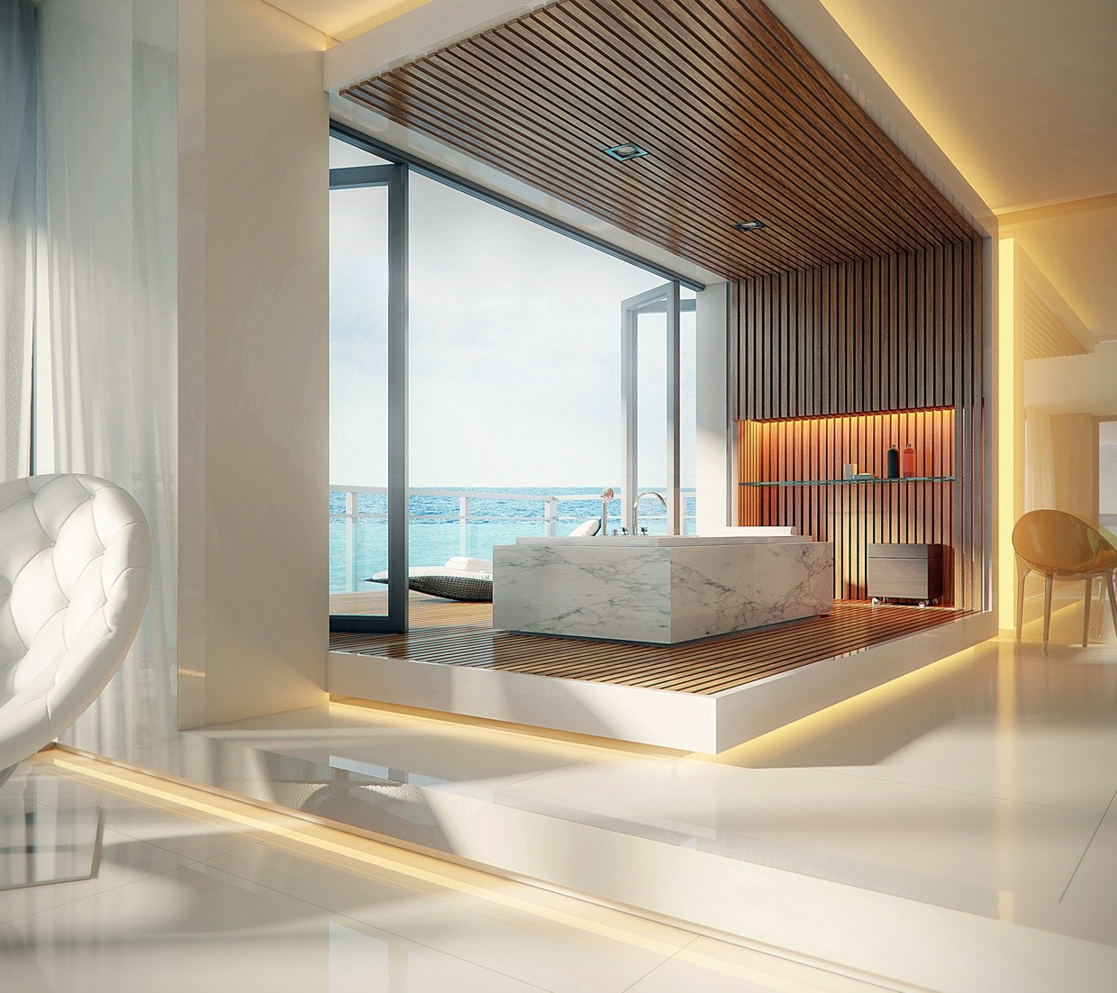 40 Stunning Luxury Bathrooms with Incredible Views