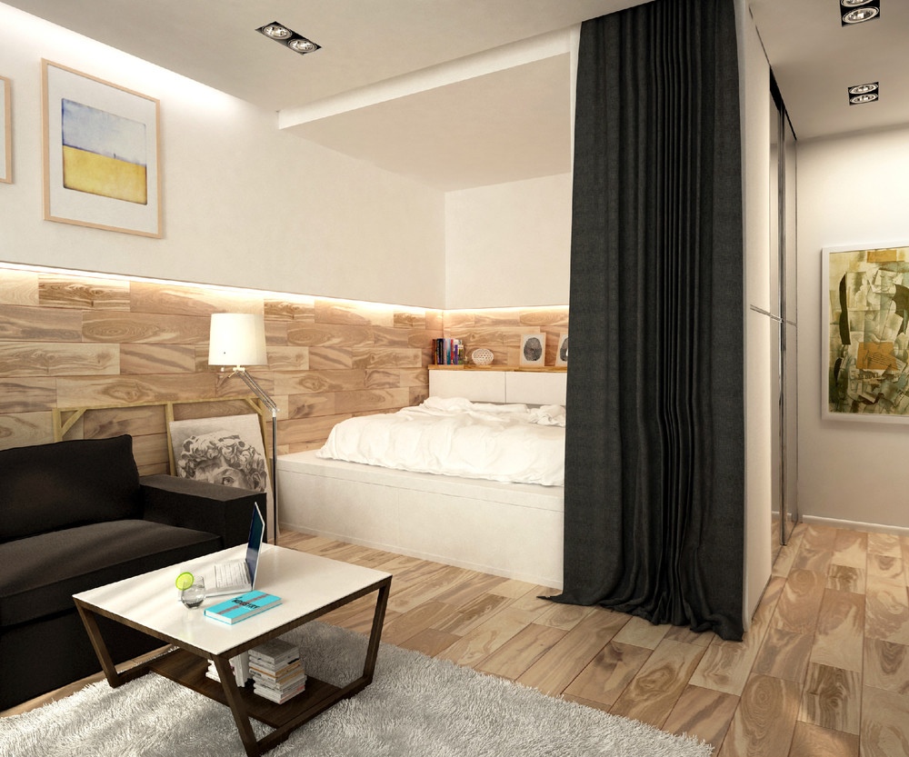 one-room-apartment-ideas | Interior Design Ideas
