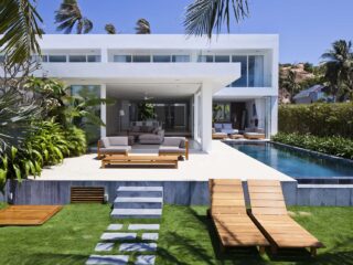 Private Beach Villas Offer Spectacular Ocean Views and Luxurious Interiors