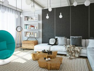 Stylish St. Petersburg Apartment for an Artistic Professional Couple [Includes Floor Plan]