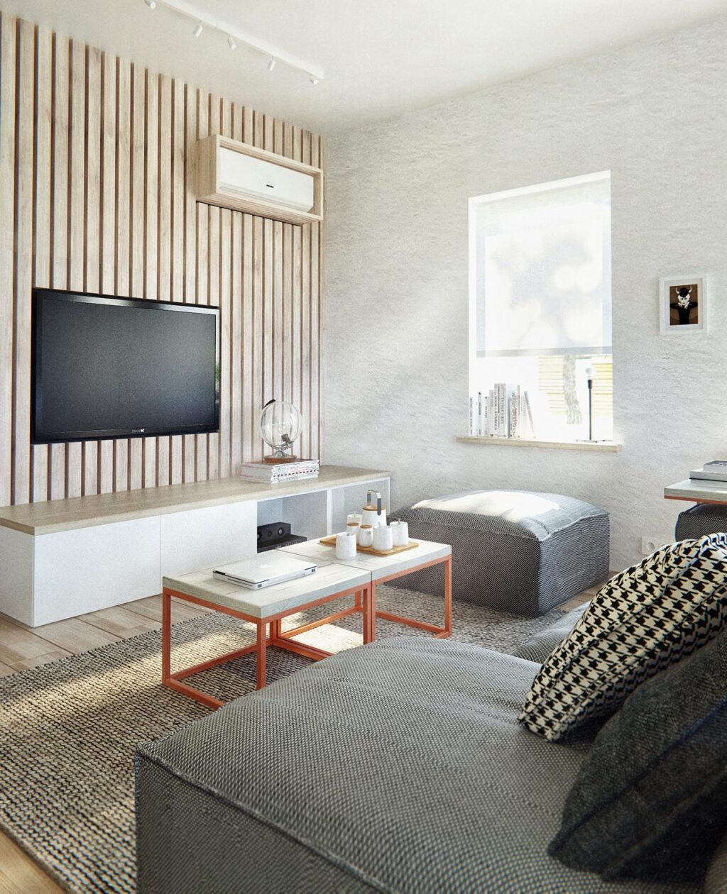 Curated visual reference: Visual Reference: Duplex Penthouse With Scandinavian Aesthetics Industrial Elements