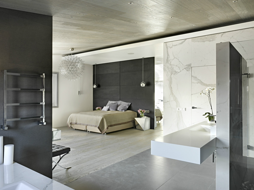 white-marble-bedroom-design | Interior Design Ideas