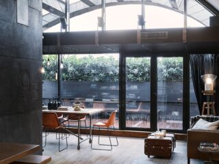 An Architect’s Attic Apartment with Custom Furniture