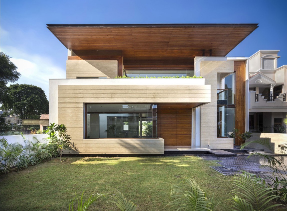 A Sleek Modern Home With Indian