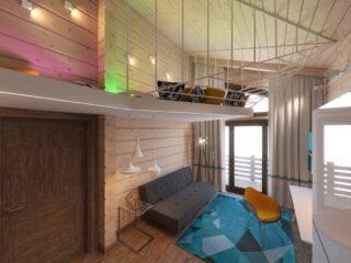 3 Creative Top Floor Rooms with Wood Accents