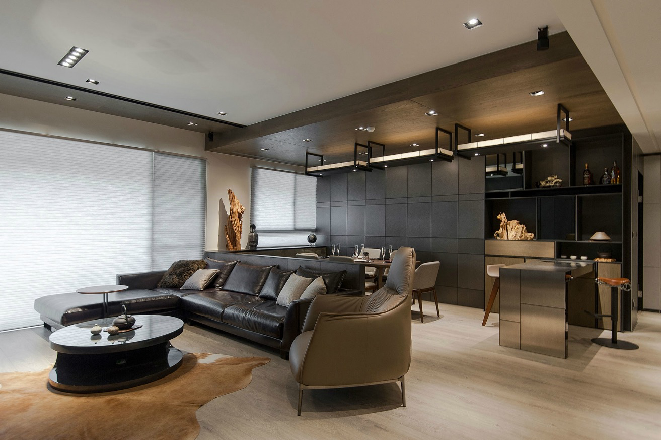 Masculine Decor Apartment