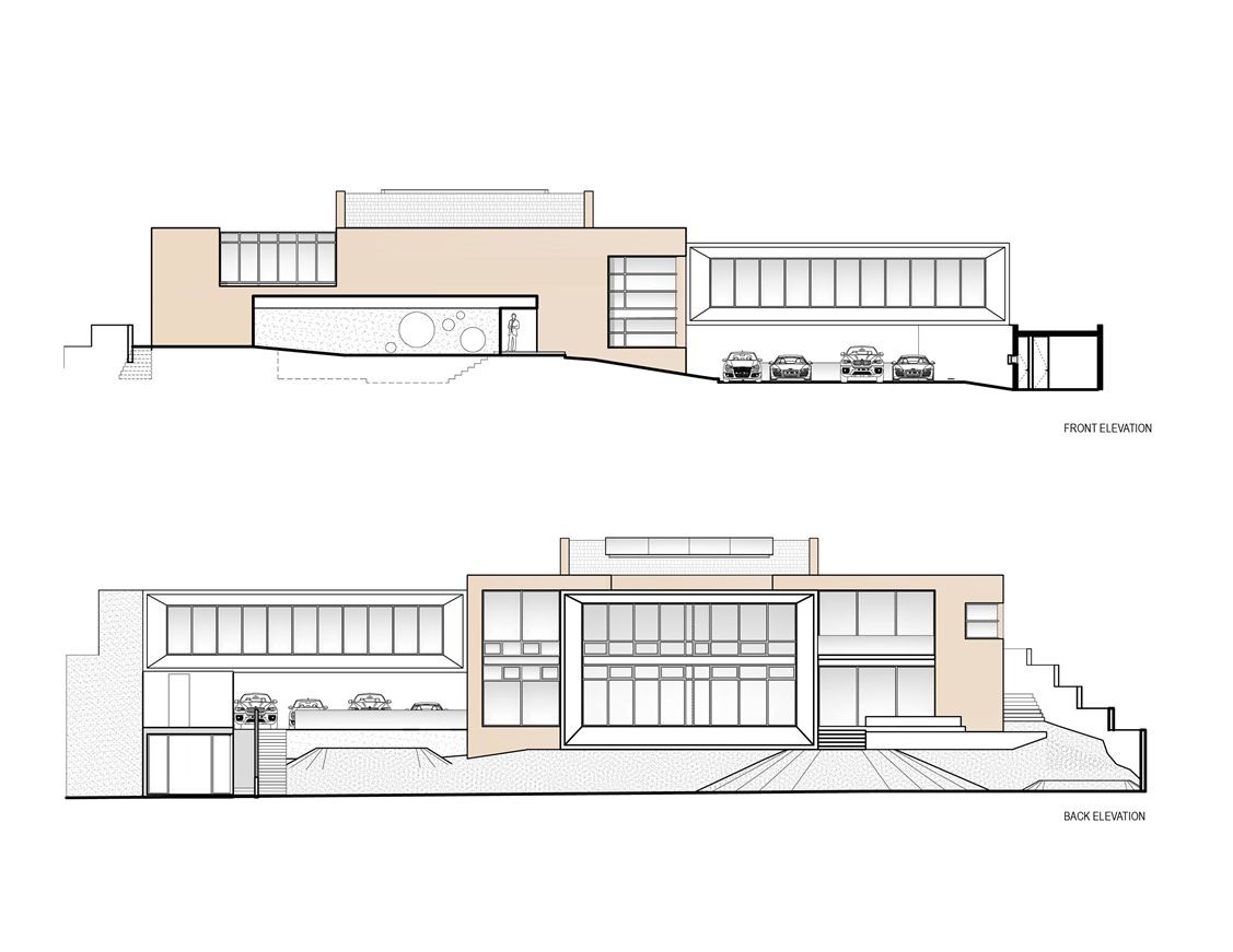 Technical Drawing Building Elevation By Hand - YouTube