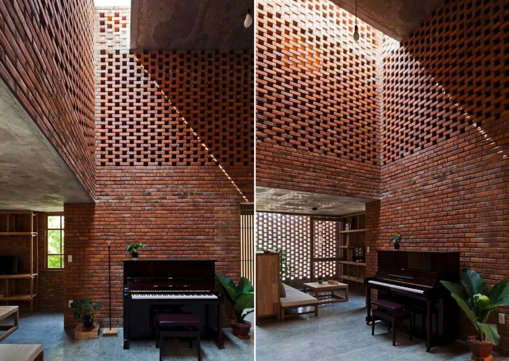 A Creative Brick House Controls the Interior Climate and Looks Amazing