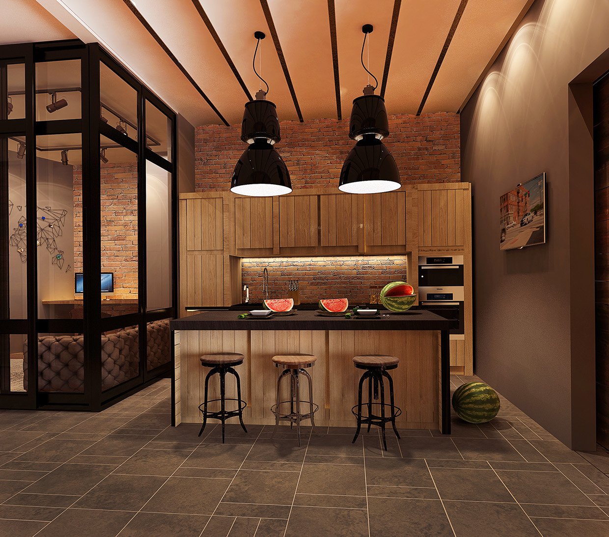 elegant-open-kitchen | Interior Design Ideas