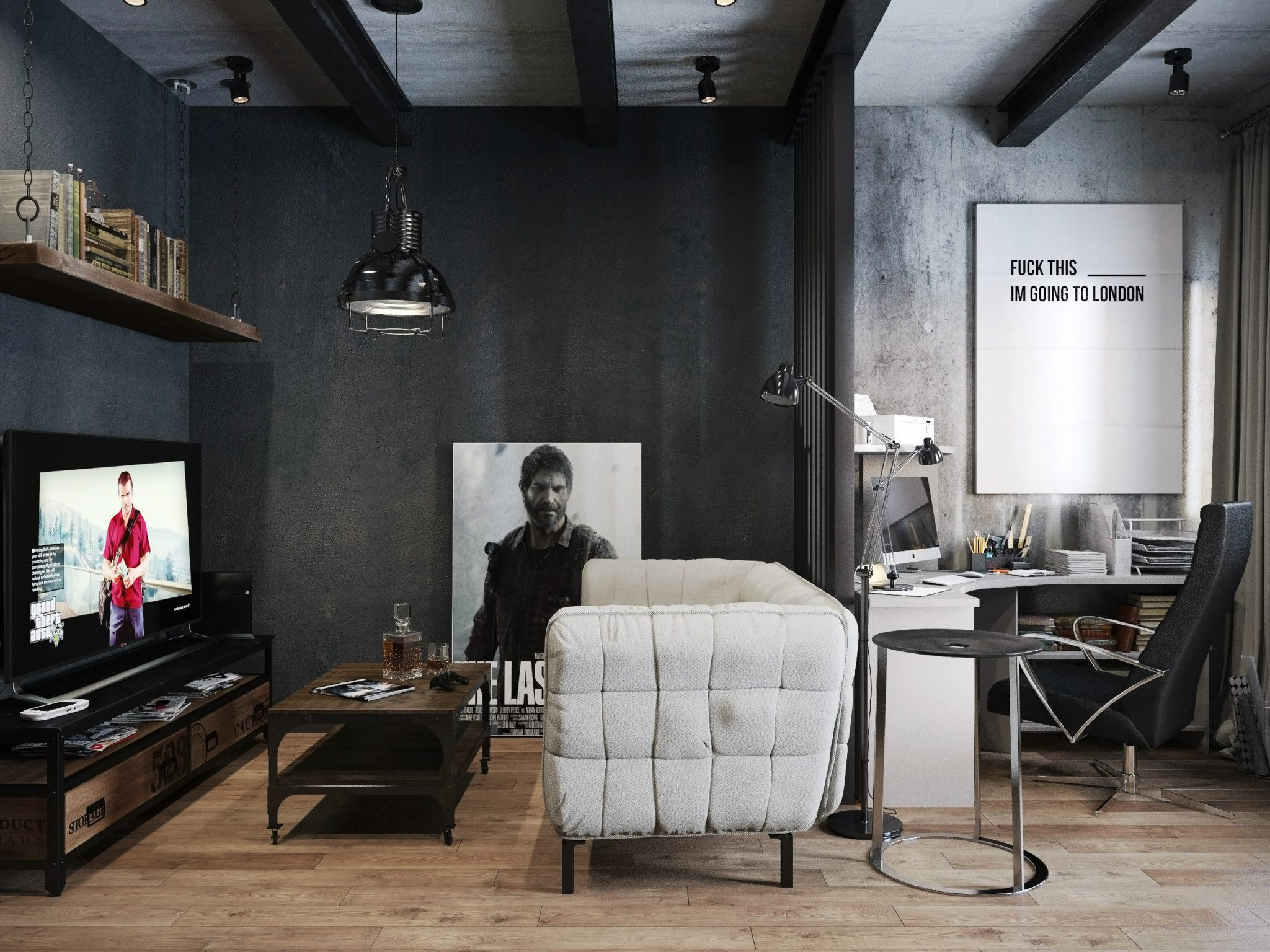 gaming-living-room | Interior Design Ideas