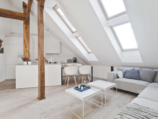 An Old Attic is Transformed into a Gorgeous Apartment