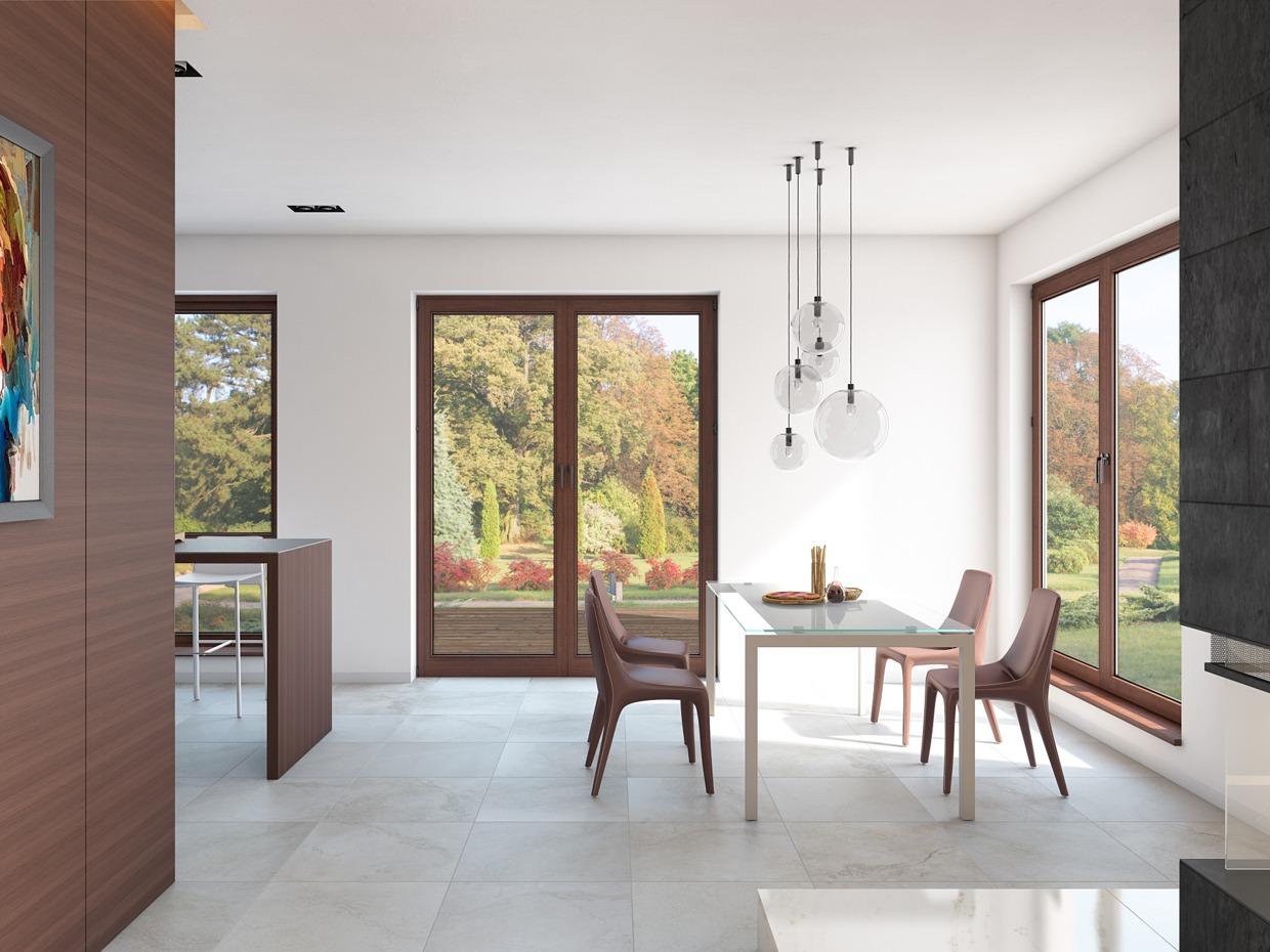 white-marble-flooring | interior design ideas