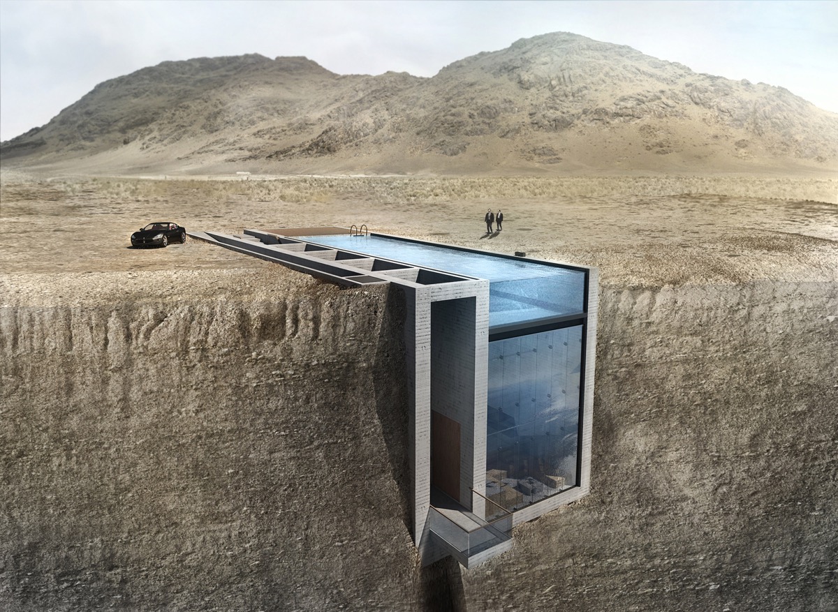 An Innovative House Carved Out of a Cliff