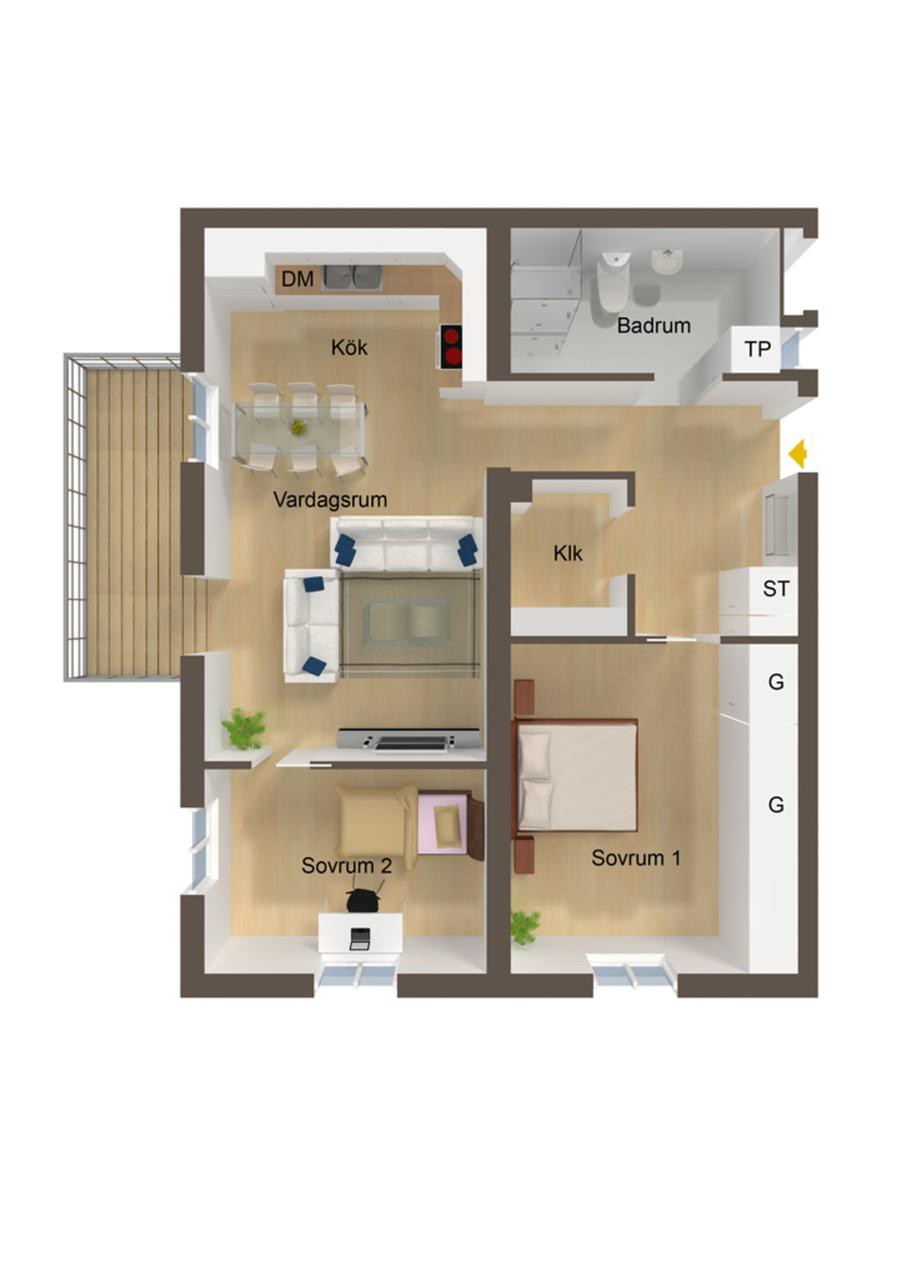 40 More 2 Bedroom Home Floor Plans