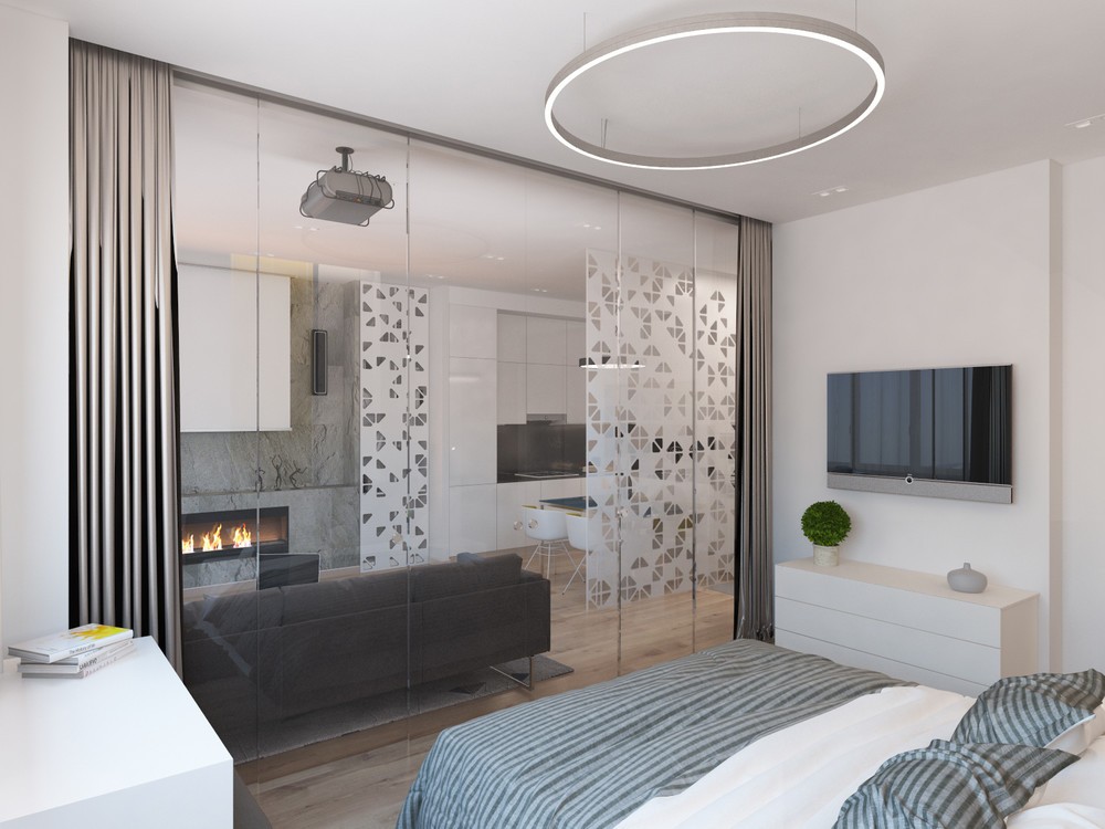 Glass wall sales design for home