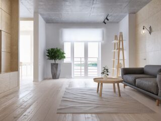 Minimalist Apartment for a Family of Four