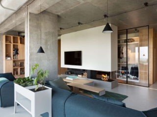A “Smart” Penthouse in Kiev is the Perfect Party Pad