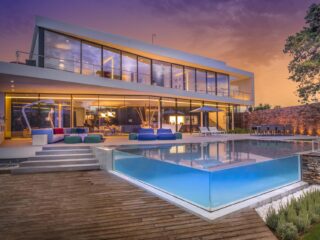 A Cool Beachfront Villa With Geometric Architecture