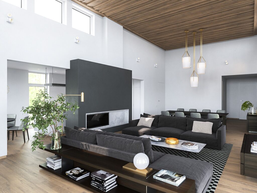 gray and white interior | Interior Design Ideas