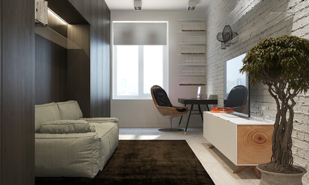 storage above sofa ideas | Interior Design Ideas