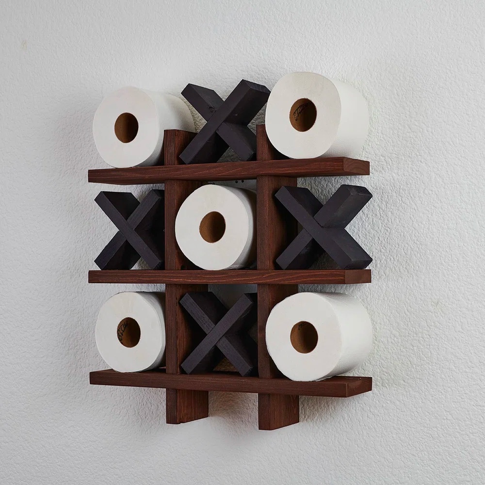 Honey-Can-Do Freestanding Toilet Paper Holder - Oil-Rubbed Bronze