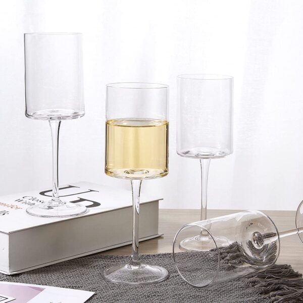 Tall Square Drinking Glasses | Personalized Glasses | No Minimum