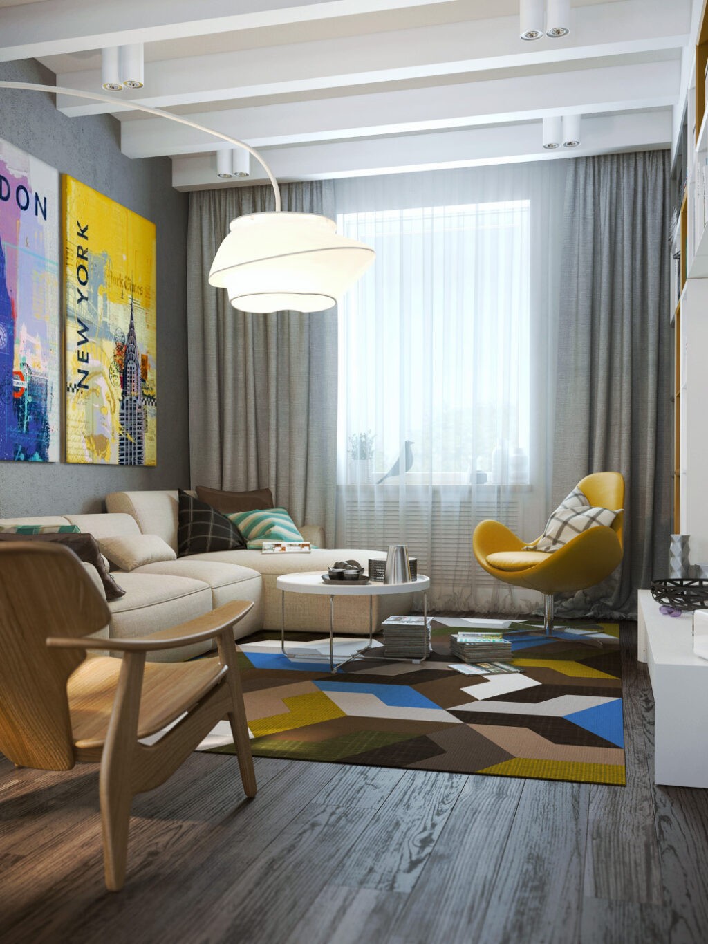 Exposed Concrete Apartment Design Inspiration Inspiration