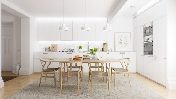 25 Inspirational Ideas For White And Wood Dining Rooms