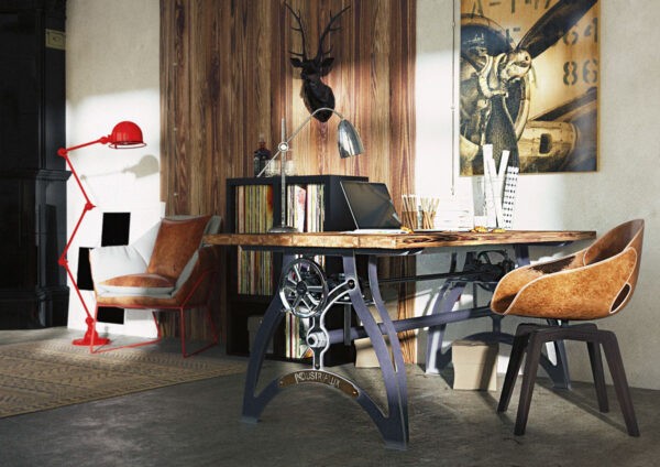 luxury industrial apartment decor | Interior Design Ideas