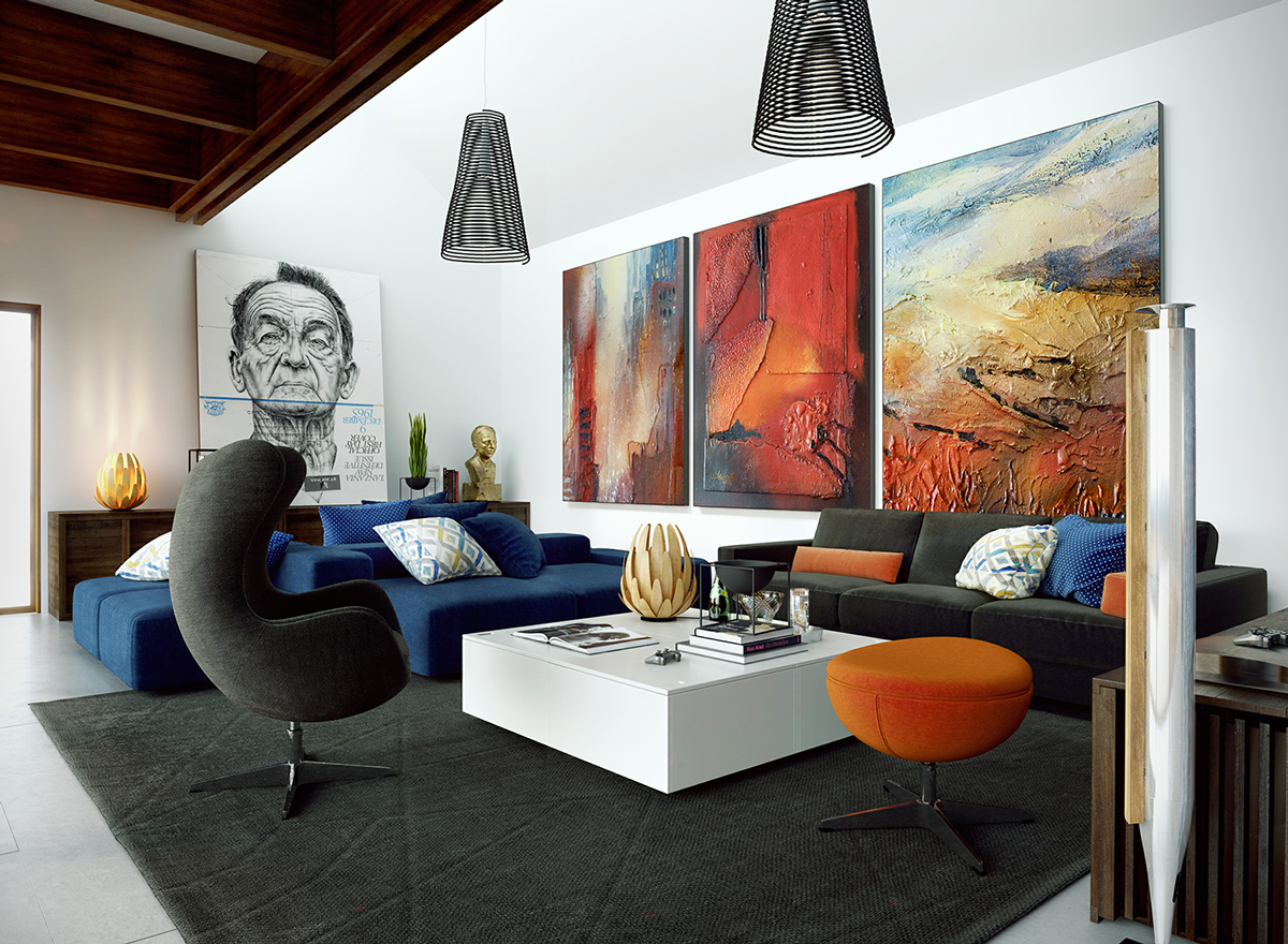 Large Wall Art For Living Rooms Ideas